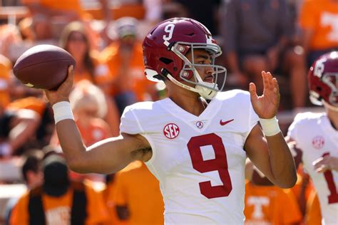 Bryce Young Starts at QB for Alabama Against Tennessee - BVM Sports