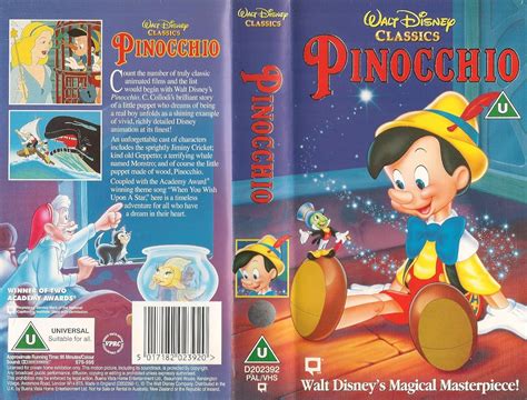 Pinocchio (1940) : r/VHScoverART