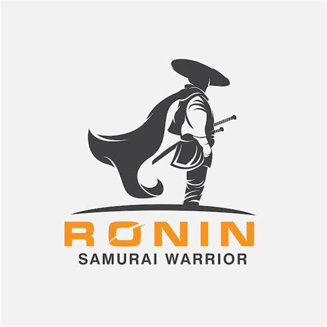 Premium Vector | Samurai warrior logo design template