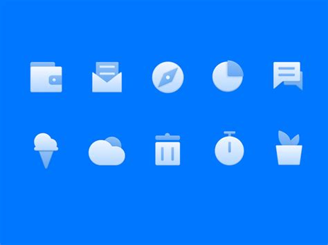 Blue Icon by zoex6 on Dribbble