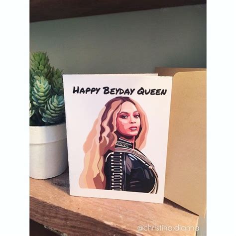 Beyonce Birthday Card | Etsy