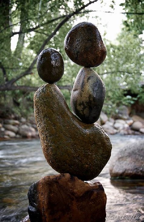 Stone Balancing - Michael Grab | Rock sculpture, Stone art, Sculpture