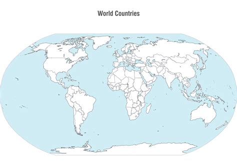 World Countries Map Vector - Download Free Vector Art, Stock Graphics & Images