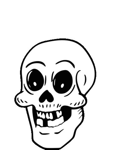 Halloween Skull Sticker by ihnid for iOS & Android | GIPHY