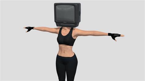 Tv_woman 3D models - Sketchfab