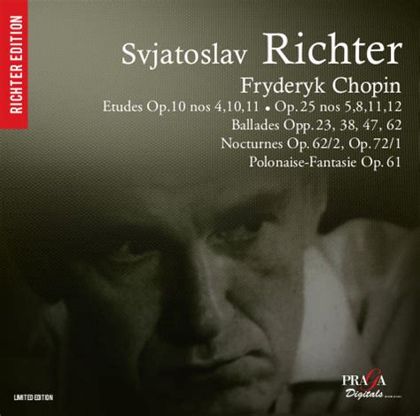 Sviatoslav Richter – Chopin: Ballades, Etudes, Nocturnes, Polonaise ...