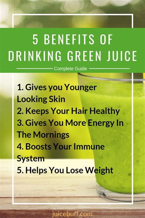 7 Green Juice Benefits - Start Living Your Healthiest Life | Juice Buff | Green juice benefits ...