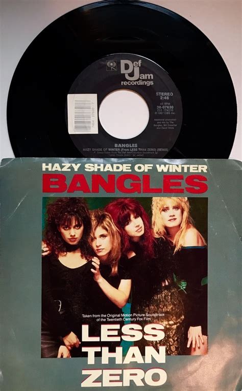 The Bangles “Hazy Shade of Winter” 1987. Def Jam...