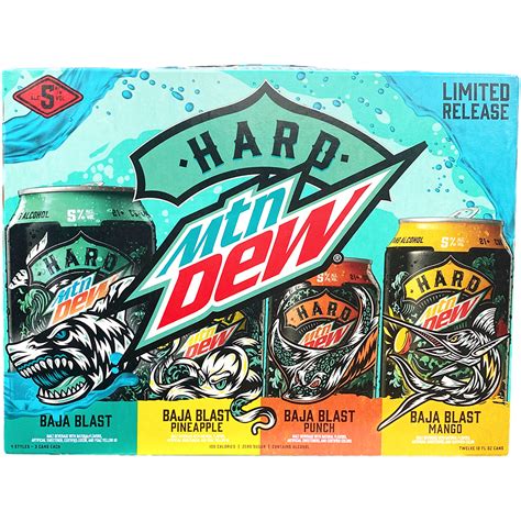 Hard Mountain Dew Baja Blast Variety Pack | GotoLiquorStore