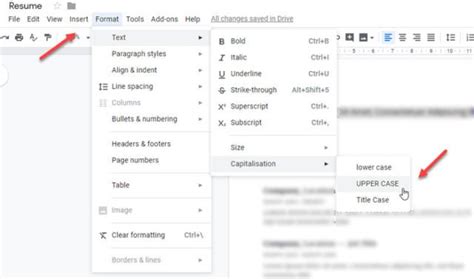 How to change the Case of Text in Word and Google Docs 2023