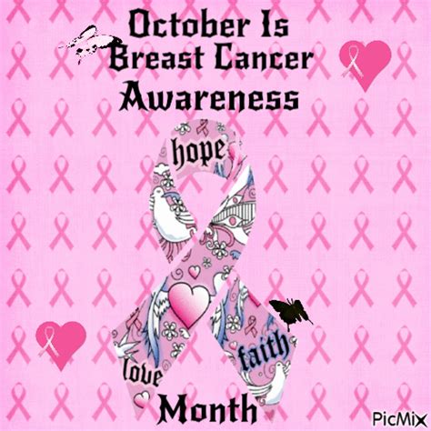 October Is Breast Cancer Awareness Month - Free animated GIF - PicMix