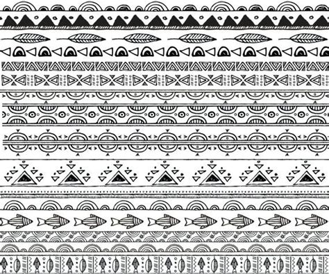 Tribal border clipart: "TRIBAL CLIP ART" Doodle Tribal Border Tribal ...