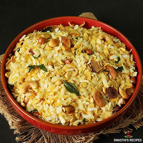 Poha Chivda Recipe