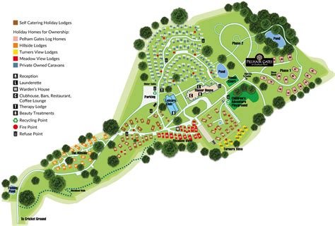 Crowhurst Park Holiday Village - Park Map