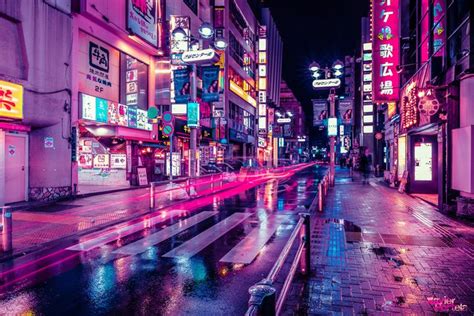 Tokyo Street Aesthetic Desktop Wallpaper