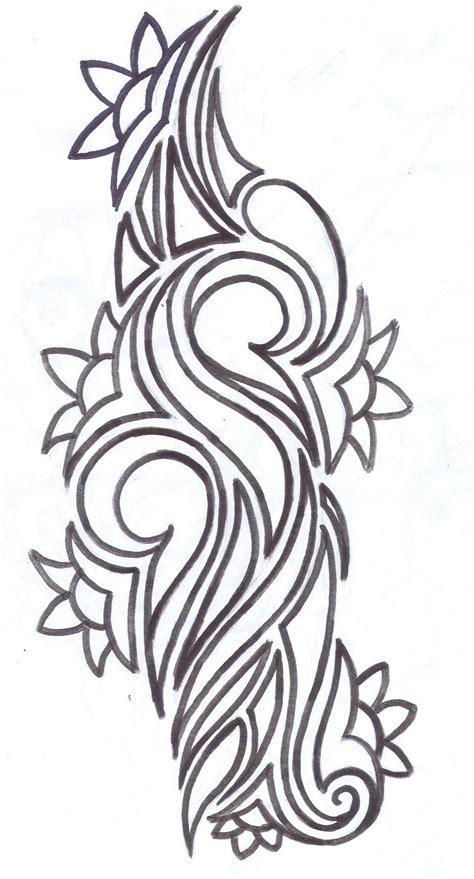 Free Tribal Heart And Flower Tattoo Designs, Download Free Tribal Heart And Flower Tattoo ...