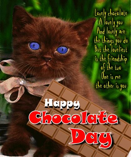 My Happy Chocolate Day Card For You. Free Chocolate Day eCards | 123 Greetings