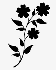 Flower Silhouette PNG Images, Free Transparent Flower Silhouette Download - KindPNG