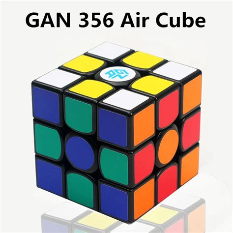 GAN 356 Air 3x3 Magic cube black sticker 3x3x3 Speed smooth game magic Cubes 3 layers Children's ...