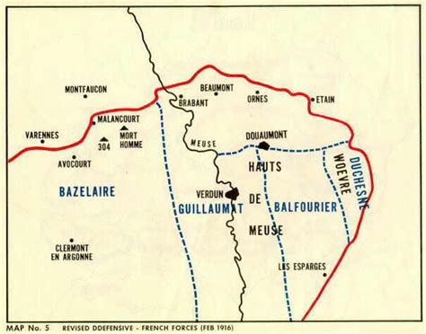 Battle Of Verdun Map