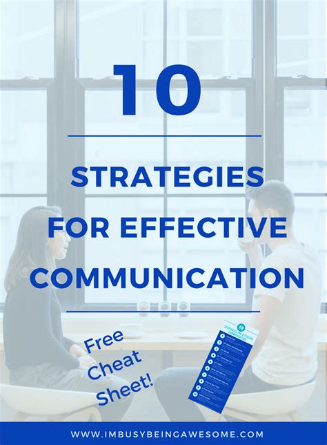 10 Strategies for Effective Communication - I'm Busy Being Awesome