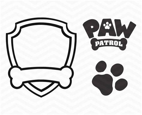 Paw Patrol Free Svg Files For Cricut | Paw patrol badge, Paw patrol birthday shirt, Paw patrol party