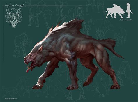 ArtStation - Warg study