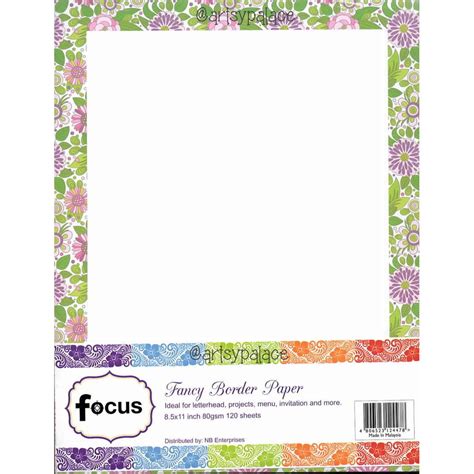 Fancy Border Paper (120 sheets) | Shopee Philippines