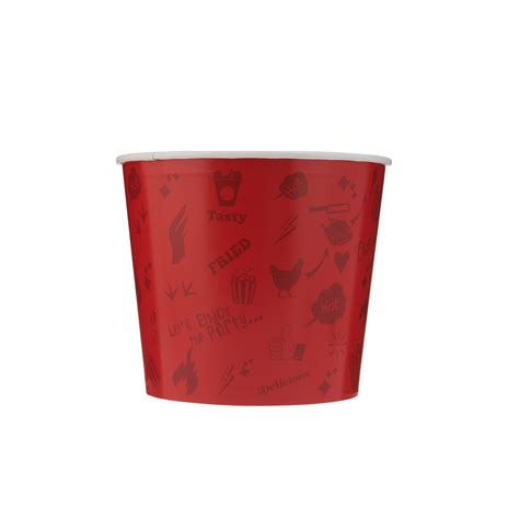 130 OZ PRINTED CHICKEN BUCKET WITH LIDS - H-Pack