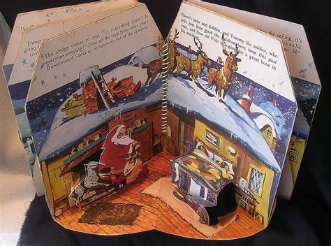 inside the pop out vintage book | Gingerbread man book, Christmas books ...