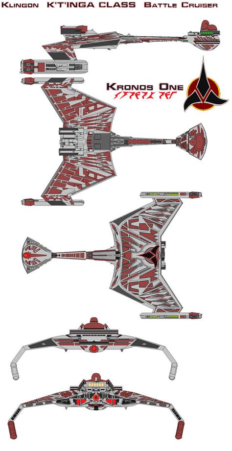 Klingon K'T'INGA CLASS Kronos One Battle Cruiser by bagera3005 on DeviantArt