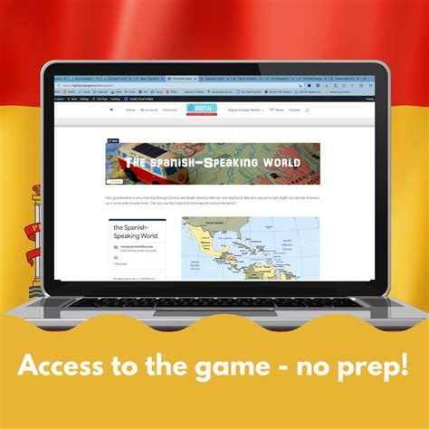 The Spanish Speaking World Digital escape game - Digital Escape Games