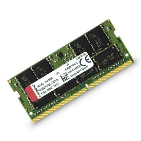 Kingston KVR24S17D8/16 2400MHz DDR4 Non-ECC CL17 260-Pin SODIMM Ram - 16GB Price in Pakistan ...