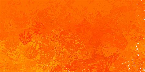 textura de vector naranja oscuro con triángulos aleatorios 2703486 ...