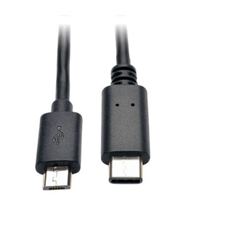 USB Micro-B to USB-C Cable, USB 2.0, 6 ft. | Eaton