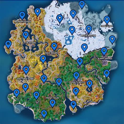 All Reboot Van locations in Fortnite Chapter 4 Season 1 - Gamepur