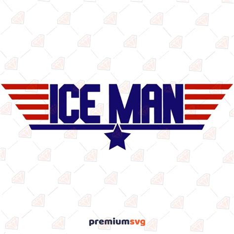 Maverick Iceman Svg | PremiumSVG