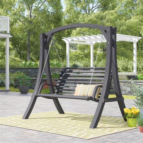 Arlmont & Co. Isiah Porch Swing with Stand & Reviews | Wayfair.ca