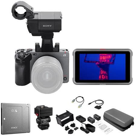 Sony FX3 Full-Frame Cinema Line Camera Bundle with Atomos Ninja V+ 5" Touchscreen Recording ...