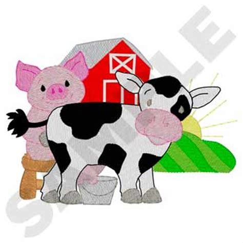 Farm Animals Machine Embroidery Design | Embroidery Library at ...