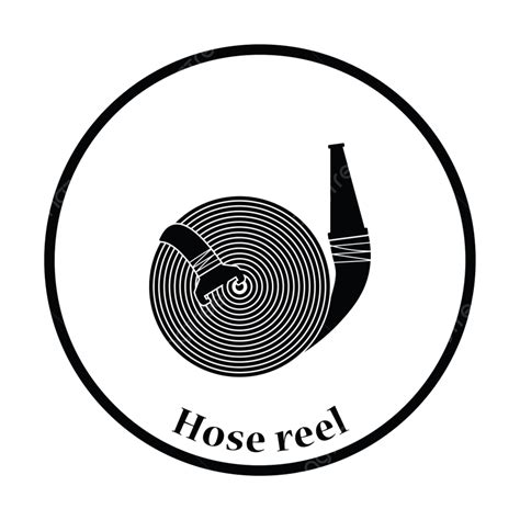 Fire Hose Vector Art PNG, Fire Hose Icon Reel Water, Safe, Vector, Pictogram PNG Image For Free ...