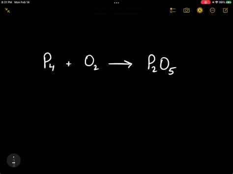 SOLVED: Phosphorus (P4) burns in air (O2) to give diphosphorus ...