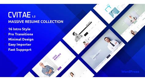 CVitae - Premium Responsive WordPress Resume | Themeforest Website Templates and Themes - YouTube