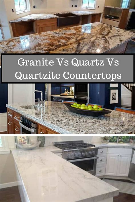 Quartz vs Quartzite vs Granite Kitchen Countertops - Comparison Guide#compar… in 2020 | Granite ...