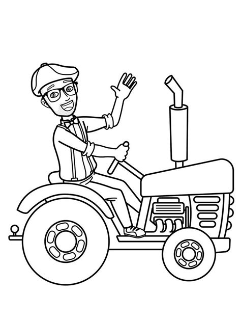 Blippi coloring pages - Free Printable