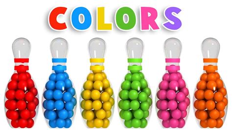 Colors for Children with 3D Bowling Game - Colours Videos Collection ...