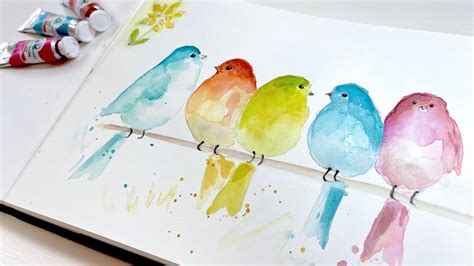 FATHER'S DAY CLASS: 1-SESSION ADULT WATERCOLOR PAINTING WORKSHOP HOW TO PAINT A BIRD- Pay What ...