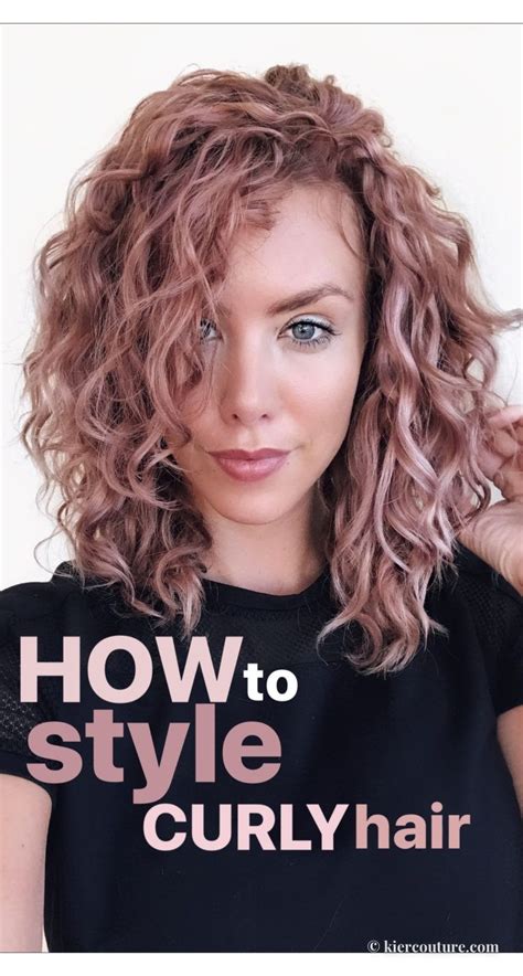 How to Style Naturally Curly Hair - Kier Couture | Curly hair styles ...