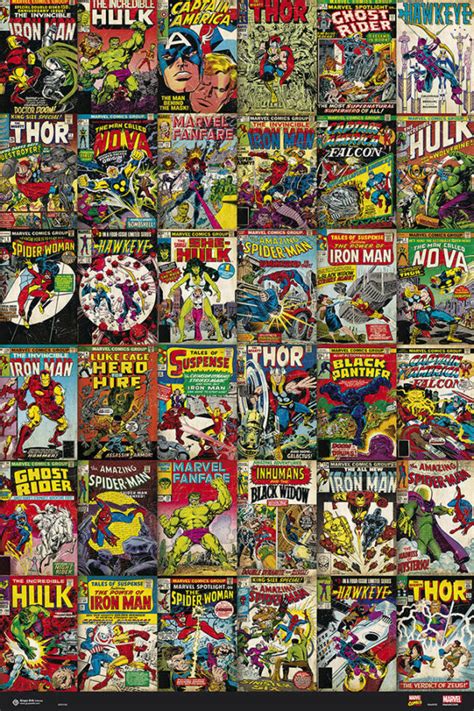 Marvel - Classic Comic Covers - Athena Posters