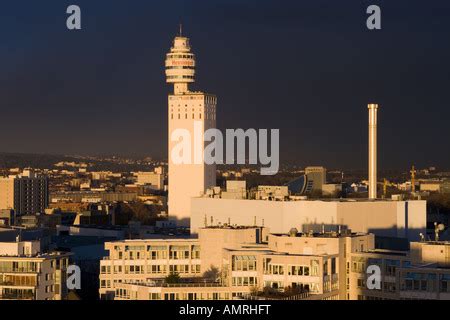 Henninger Brewery tower in Frankfurt Germany Stock Photo - Alamy